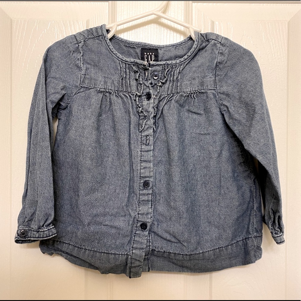 Baby Gap Denim Top for Toddler Size 18-24 months